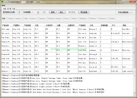 wish服装平台数据采集软件